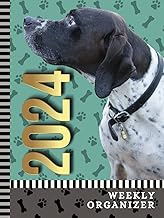 2024 Weekly Organizer with Paw Print Cover