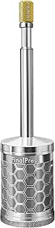 Portable Stainless Steel Coffee and Tea Maker with Bottom Lid
