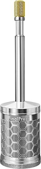 Portable Stainless Steel Coffee and Tea Maker with Bottom Lid