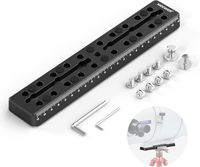 9-inch Rail Bar Dovetail Plate with Camera Screw