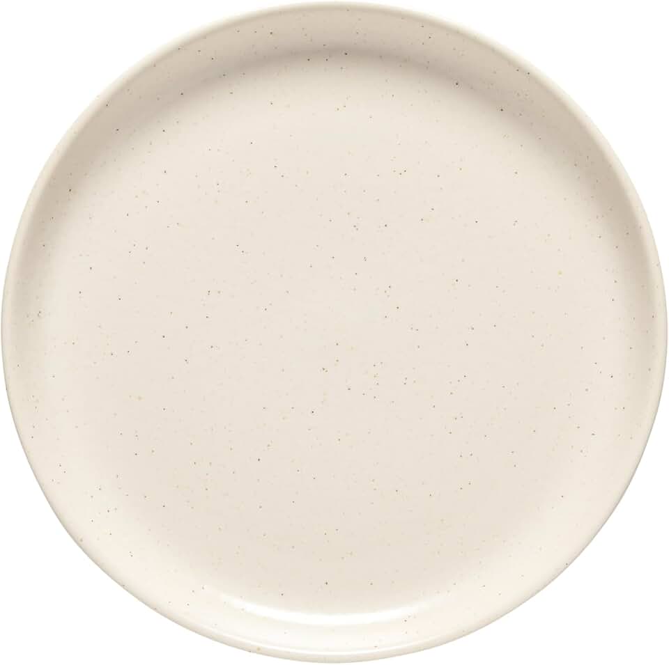 10-inch Vanilla Ceramic Dinner Plate