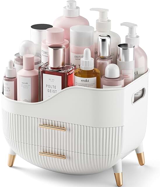Large Makeup and Skincare Storage Organizer with Drawers