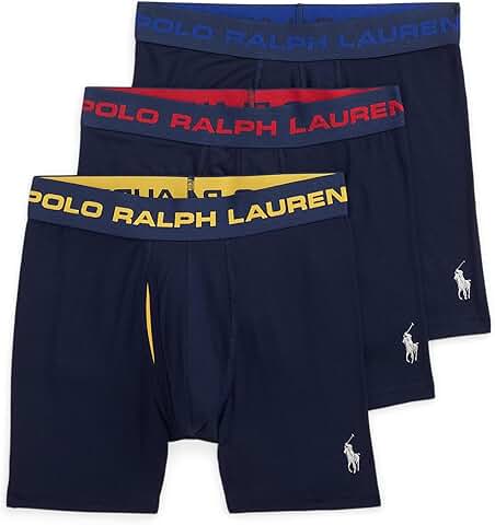 Men's Comfortable Pouch Boxer Briefs, 3-Pack