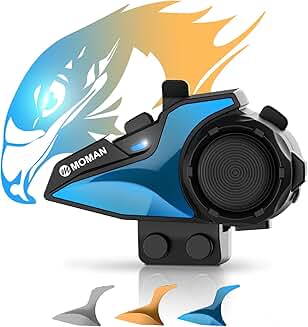 Motorcycle Helmet Intercom with Dual Chip and Music Sharing