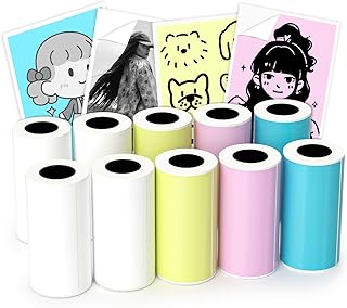 10 Rolls of 57x30mm Self-Adhesive Thermal Sticker Paper
