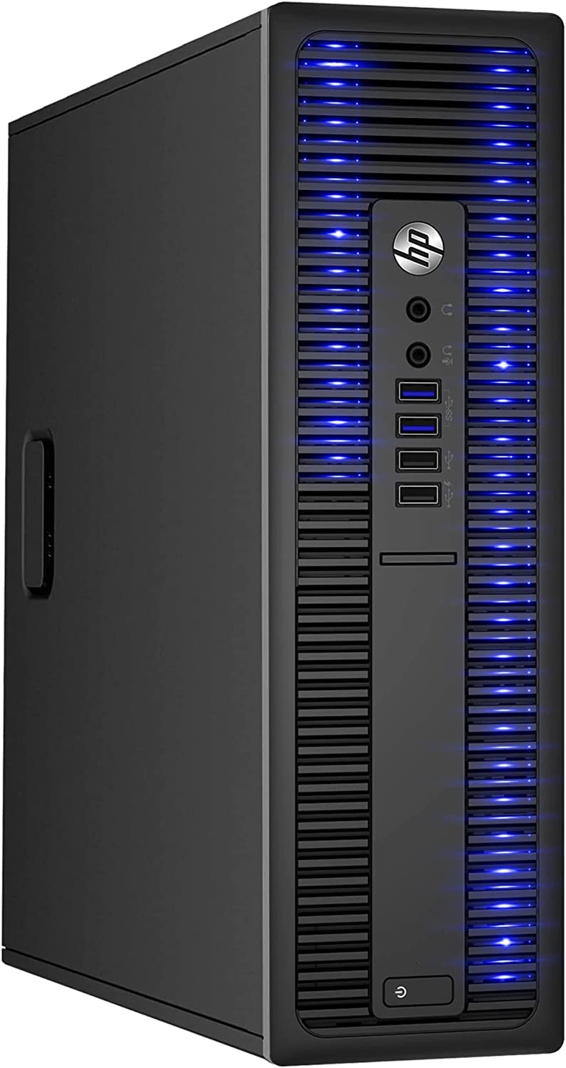 ProDesk Desktop Customized RGB Lights Computer Intel Core i5 4570 3.2 GHz 8GB RAM 256GB SSD Win 10 Pro WiFi, Gaming PC Keyboard, Mouse(Renewed)