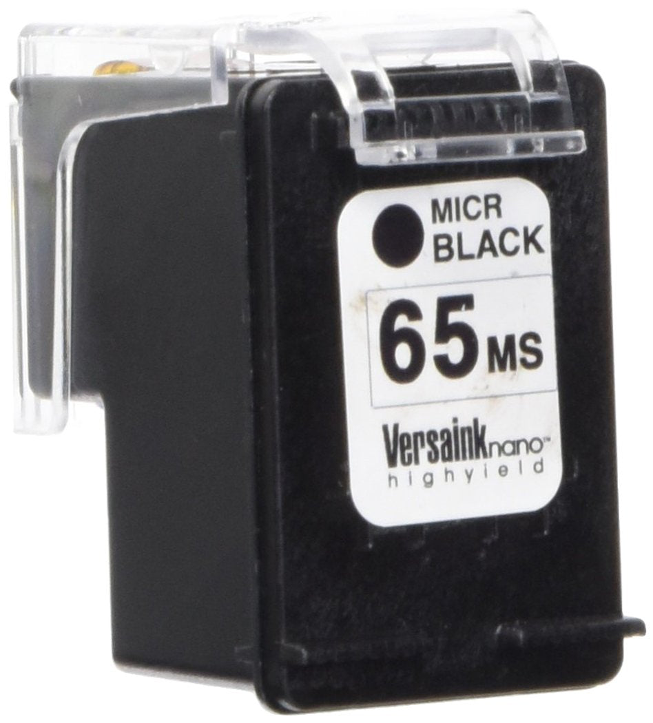 '-Nano HP 65 MS MICR Black Ink Cartridge for Check Printing, 1
