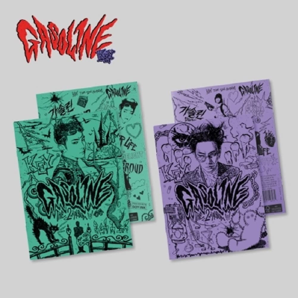 Key Shinee - Vol.2 Gasoline [Booklet ver.] CD+Folded Poster (B ver.)