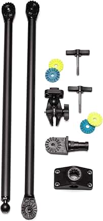 Camera boom with ball joint and mount