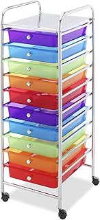 10-Drawer Rolling Craft Storage Cart