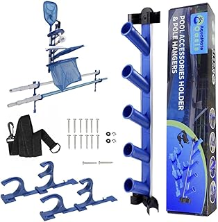 Pool Equipment Organizer and Storage Hooks