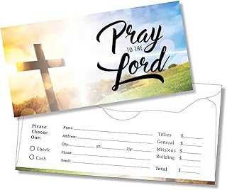500 Tithes and Offering Envelopes, 3 1/8" x 6 1/4"