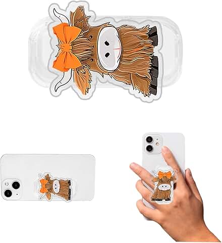 Cute 2D Collapsible Phone Grip Stand