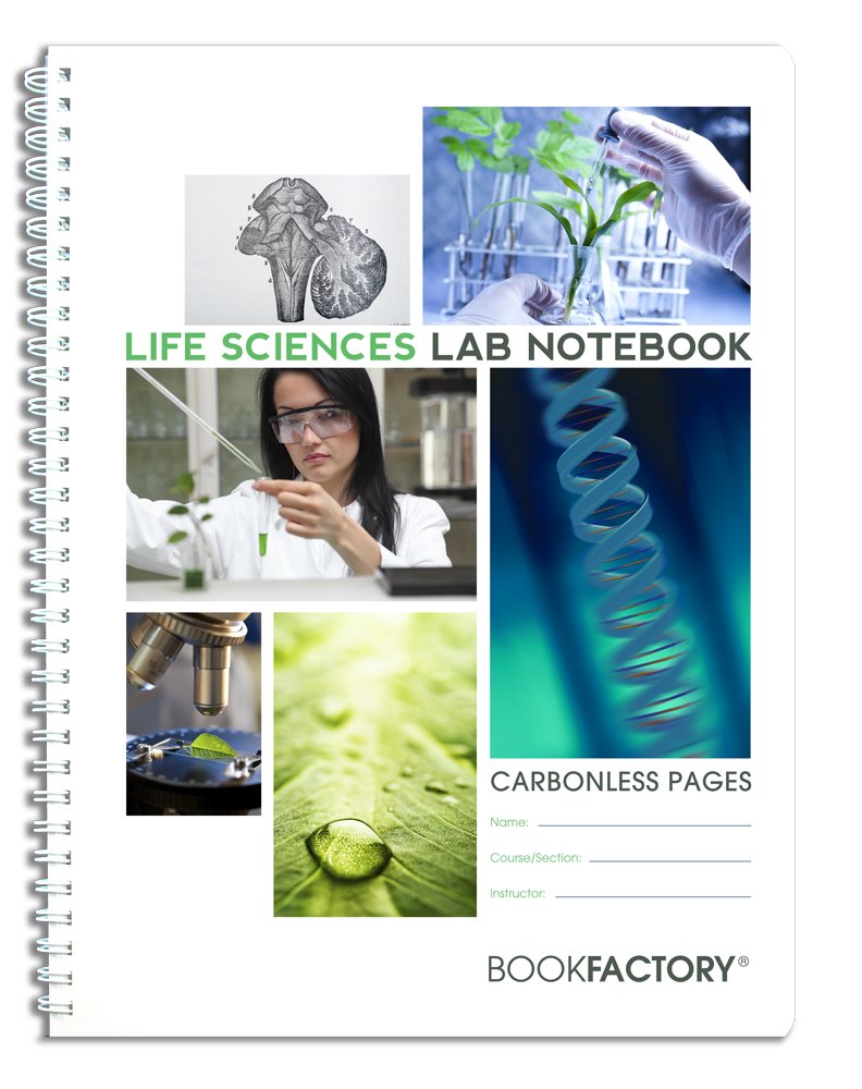 Carbonless Life Sciences Lab Notebook, 50 Sets