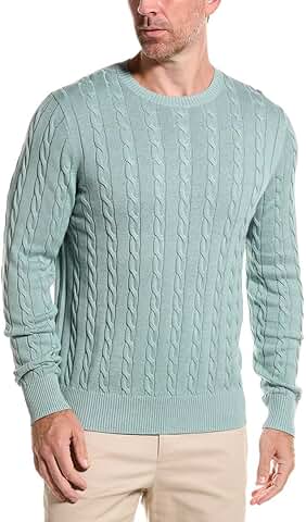 Men's Jade Regular Fit Supima Cotton Half-Zip Sweater, Small