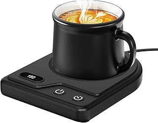 Coffee Mug Warmer with Adjustable Temperature and Auto Shutoff