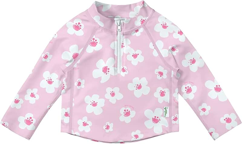 Boys' Long Sleeve Zip Rashguard Shirt