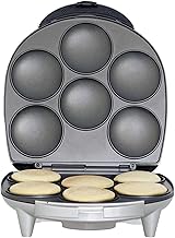 6-Piece Non-Stick Arepa Maker in Silver