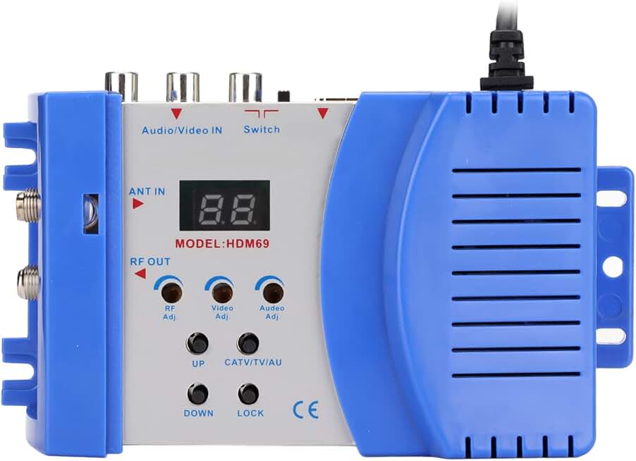 RF Modulator for AV to RF Conversion, Supports PAL/NTSC