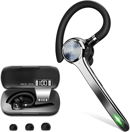 Wireless Bluetooth Headset with 72-Hour Talk Time