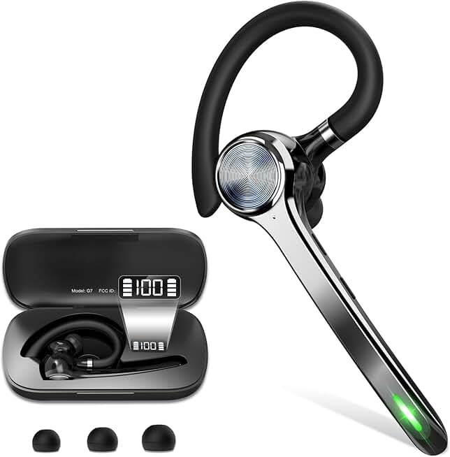 Wireless Bluetooth Headset with 72-Hour Talk Time