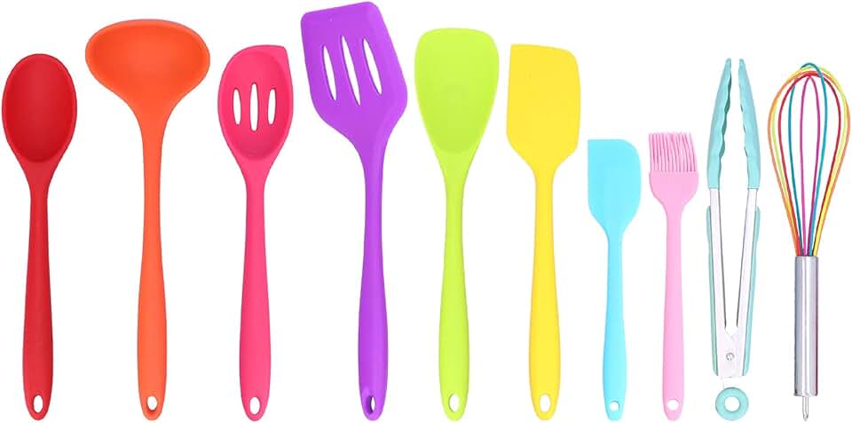 Silicone Kitchen Utensils and Cookware Set