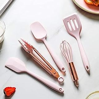 5-Piece Silicone Kitchen Utensil Set for Cooking