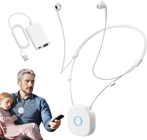 Wireless TV Headphones with Neckband, 15H Battery