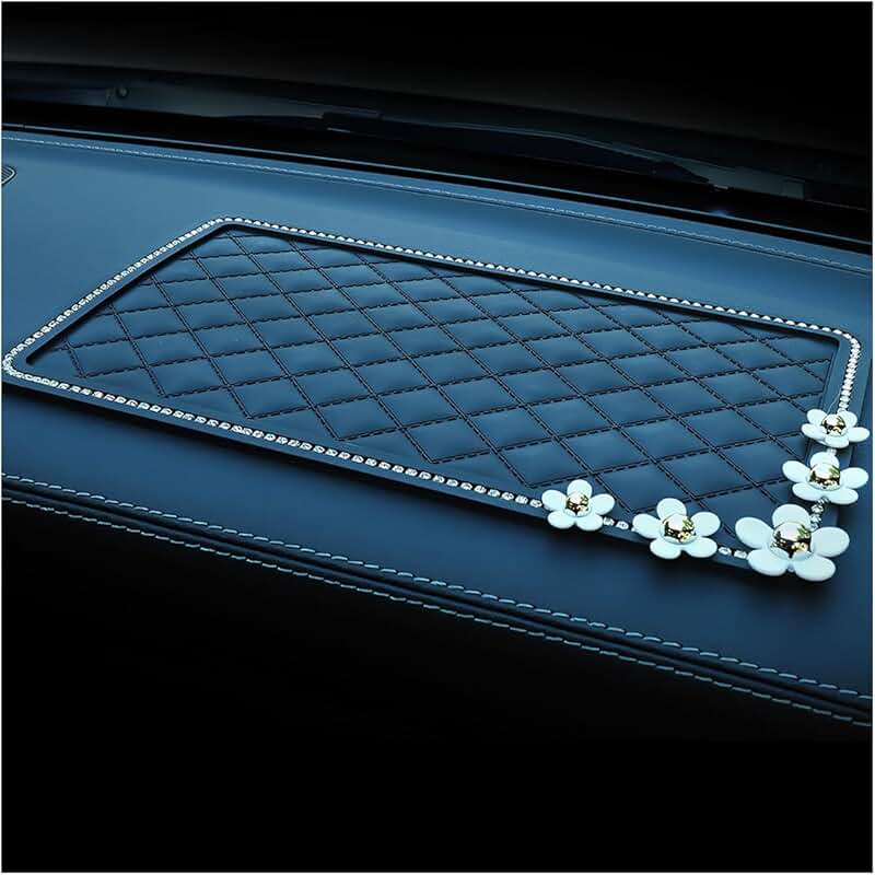 Daisy Rhinestone Car Dashboard Anti-Slip Mat