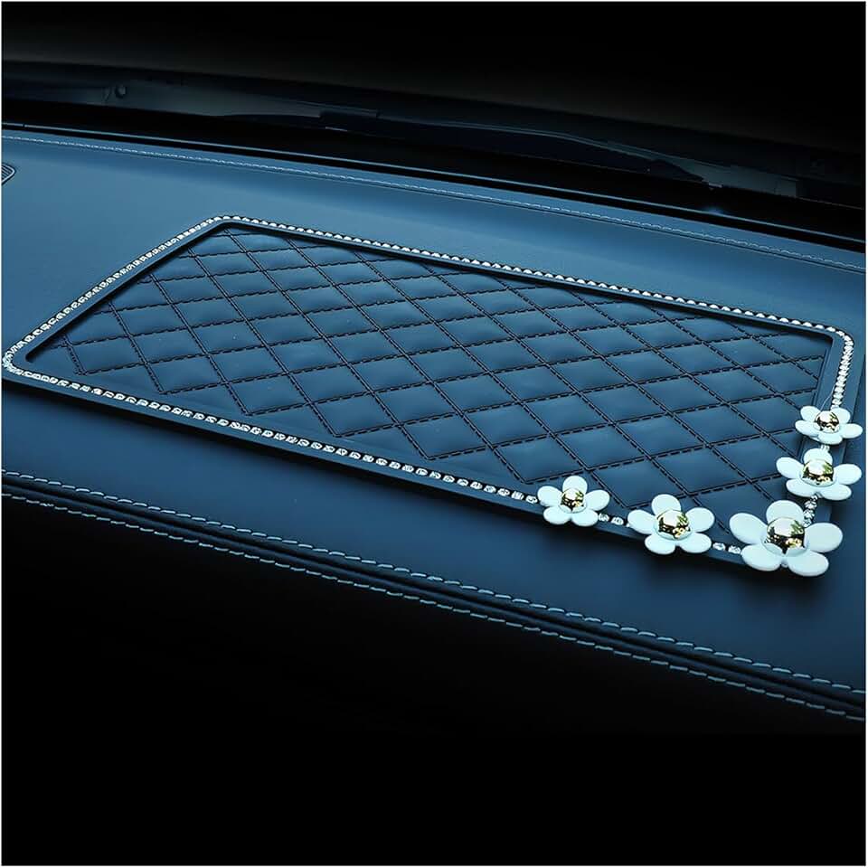Daisy Rhinestone Car Dashboard Anti-Slip Mat