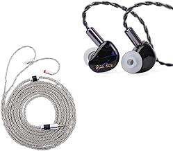 Purple IEM with 10mm Beryllium Driver and 2M Grey Cable