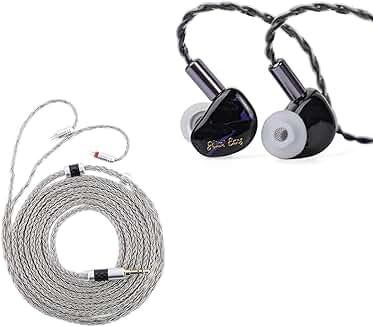 Purple IEM with 10mm Beryllium Driver and 2M Grey Cable