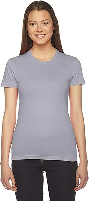 Women's Fitted Short Sleeve Jersey T-Shirt