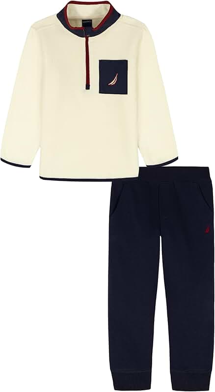 Baby Boys Sherpa Top and Pants Set