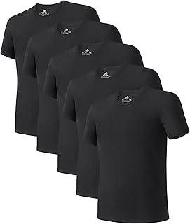 Men's Bamboo Rayon Moisture-Wicking Crewneck T-Shirts Pack