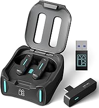 Wireless Gaming Earbuds with Mic and Low Latency