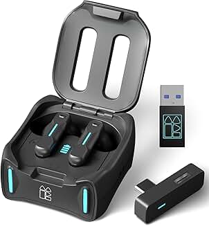 Wireless Gaming Earbuds with Mic and Low Latency