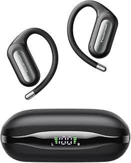 Wireless Open-Ear Headphones with Ear Hooks and 40H Playtime