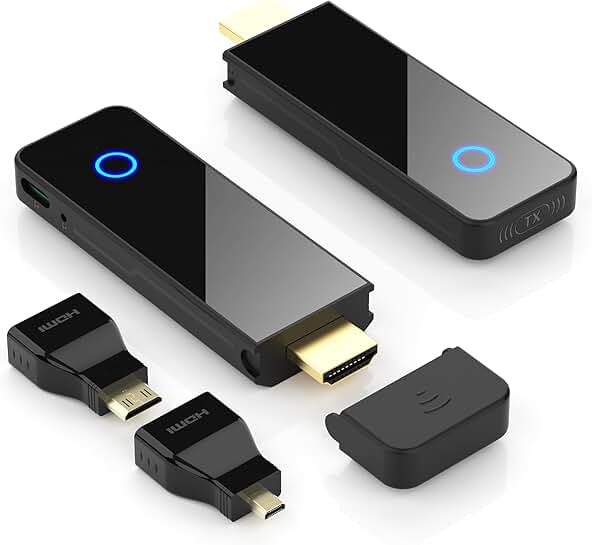 Wireless HDMI Transmitter and Receiver, 1080P, 98FT Range
