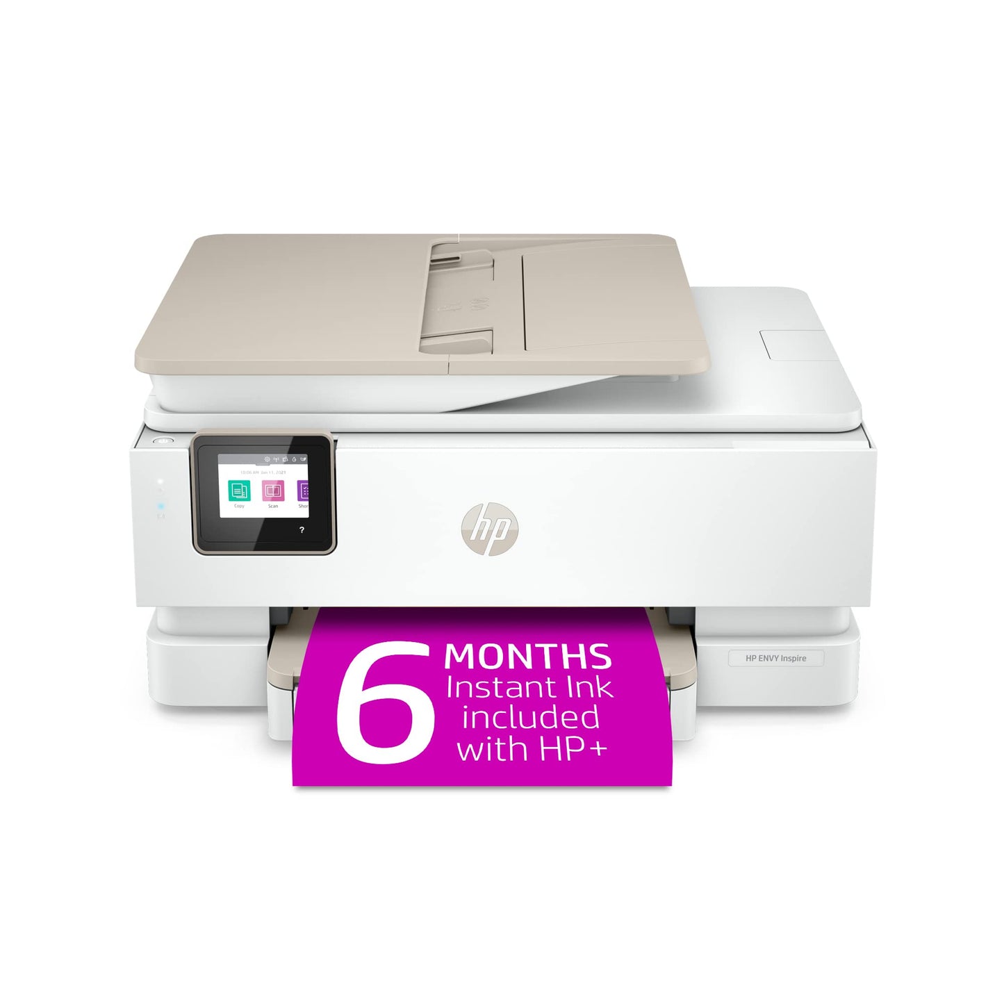 Envy Inspire 7955e Wireless Color All-in-One Printer with Bonus 6 Months Instant Ink with + (1W2Y8A)