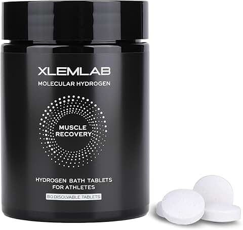 Hydrogen Bath Bombs and Water Tablets for Muscle Recovery