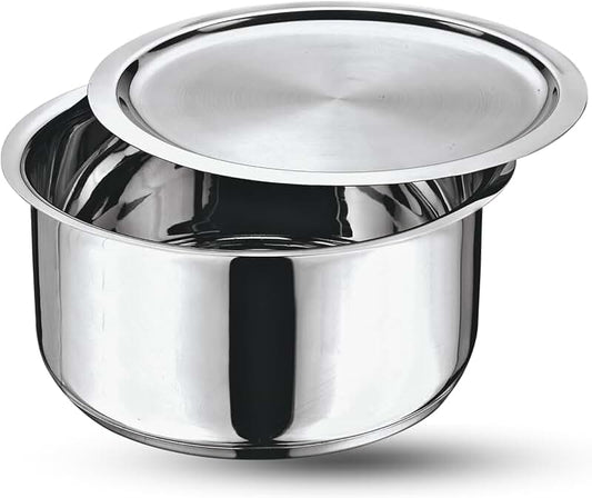 Set of 7 stainless steel kitchen utensils with holder