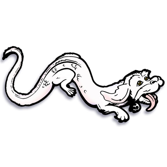 Luck Dragon Sticker for Notebook, Car, Laptop 5.5"x2.5"
