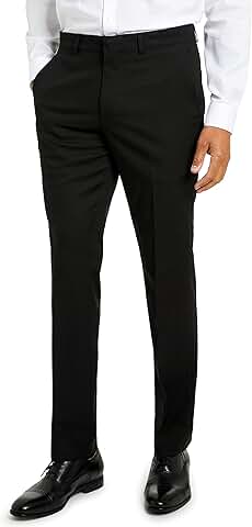 Black men's suit pants, size 33W x 30L