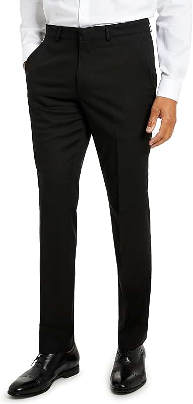 Black men's suit pants, size 33W x 30L