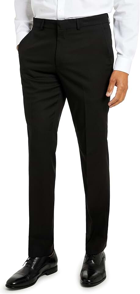 Black men's suit pants, size 33W x 32L