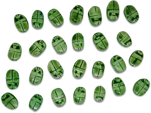 Egyptian Handmade Scarab Bead for Jewelry Making