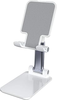 Adjustable Aluminum Phone and Tablet Stand with Charging Port