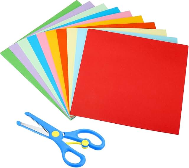 10-inch Origami Paper Set with 200 Sheets for Crafts