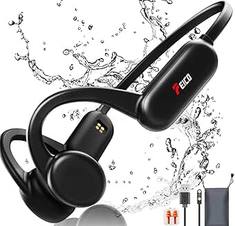 Bone conduction waterproof headphones with MP3 and Bluetooth